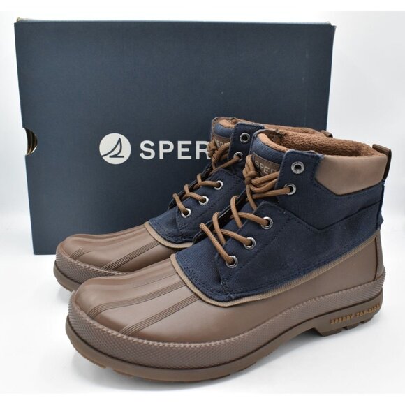 Sperry Mens Size 8 Cold Bay Waxed Marine Insulated Water Resistant Chukka Boots - Picture 1 of 13
